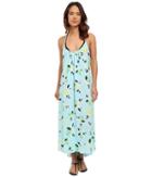 Vince Camuto - Floral Racerback Maxi Cover-up Dress