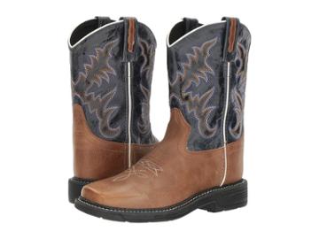 Old West Kids Boots - Square Toe Work Sole Boot