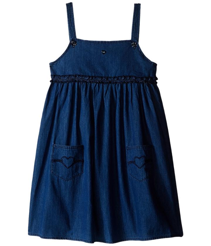 Armani Junior - Two-pocket Dress With Ruffle Detail