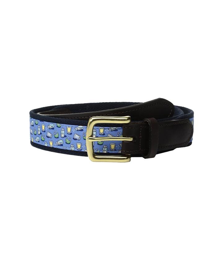 Vineyard Vines - Tequila Lime Canvas Club Belt