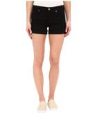 7 For All Mankind - Roll Up Shorts In Black