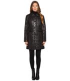 Kate Spade New York - Button Front Quilted Bow Back Jacket
