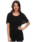 Miraclebody Jeans Paige Pleat Back Top W/ Body-shaping Inner Shell