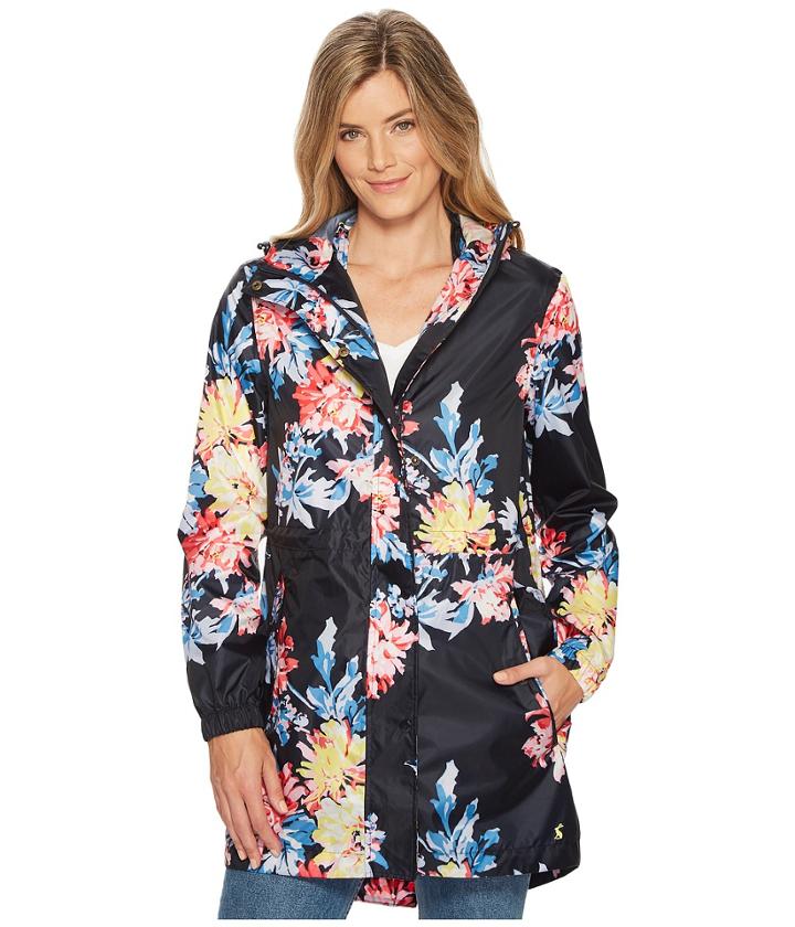 Joules - Golightly Waterproof Packaway Printed Jacket
