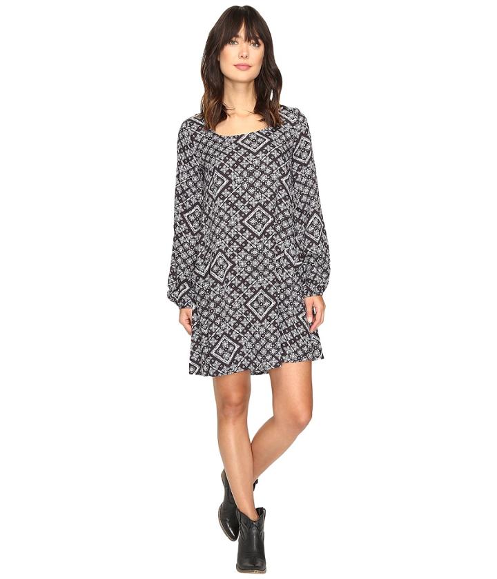 Rock And Roll Cowgirl - Long Sleeve Dress D4-9600