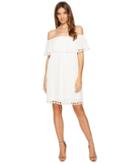 1.state - Strapless Ruffle Top Dress W/ Tassels