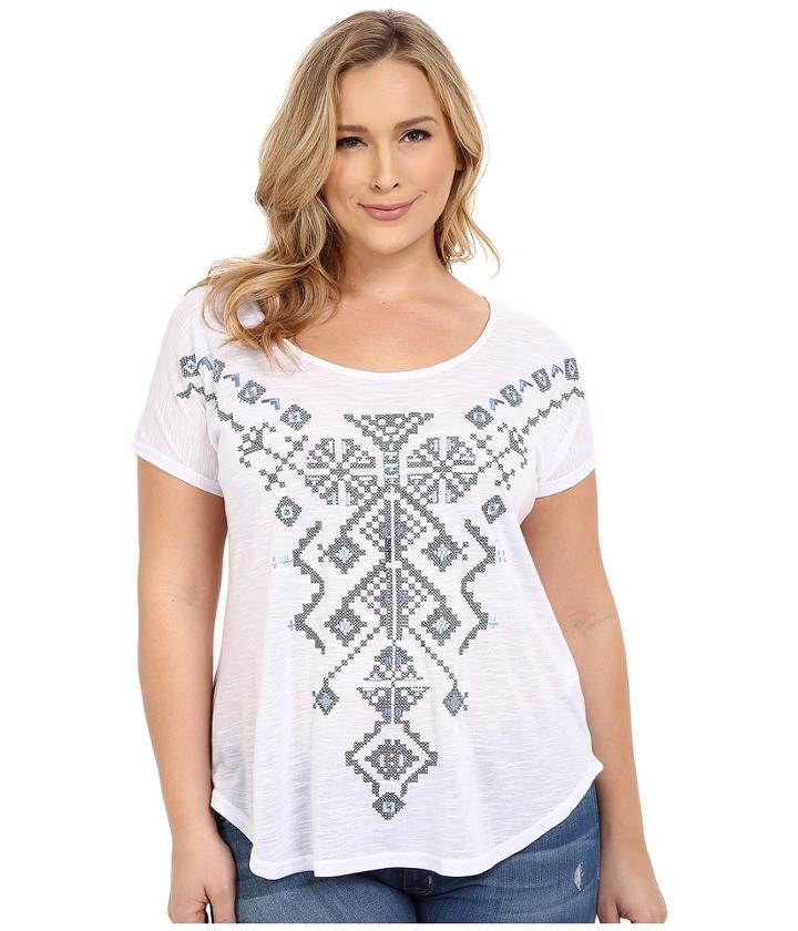 Roper - Plus Size 0231 Poly Slub Jersey Top