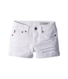 Ag Adriano Goldschmied Kids - The Heather Roll Cuff Shorts In White