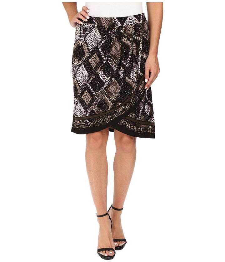 Nic+zoe - Scaled Wrap Skirt