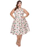 Unique Vintage - Plus Size Savannah Swing Dress
