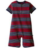 Toobydoo - Red/navy Stripe Shortie Jumpsuit
