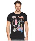 Scotch &amp; Soda - Crew Neck Tee With Colorful Big Artworks