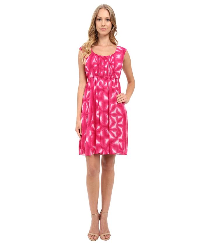 Calvin Klein - Sleeveless Fit Flare Printed Dress Cd5h9h2p