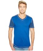 Agave Denim - Darren Short Sleeve Color Block V-neck Tee