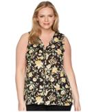 B Collection By Bobeau - Plus Size Lily Pleat Back Top