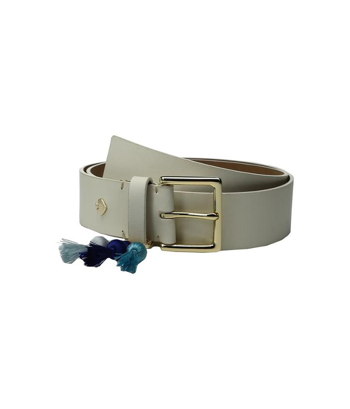 Kate Spade New York - 1 1/2 Calf Belt W/ Triple Tassel
