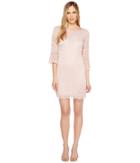 Laundry By Shelli Segal - Lace Dress With 3/4 Sleeve