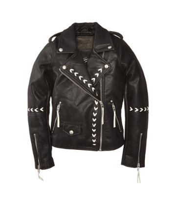 Blank Nyc Kids - Vegan Leather Moto Jacket With Lacing Detail In Second Chances