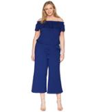 Lauren Ralph Lauren - Plus Size Off The Shoulder Wide-leg Jumpsuit