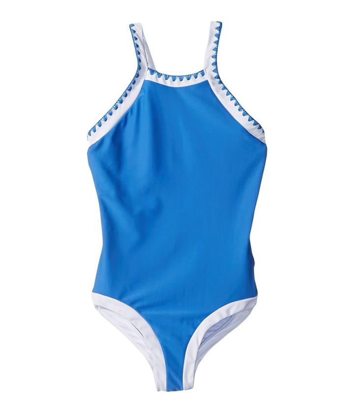 Seafolly Kids - Sapphire Coast Crochet Tank One-piece
