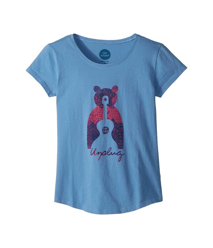 Life Is Good Kids - Unplug Bear Smiling Smooth Tee