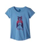 Life Is Good Kids - Unplug Bear Smiling Smooth Tee