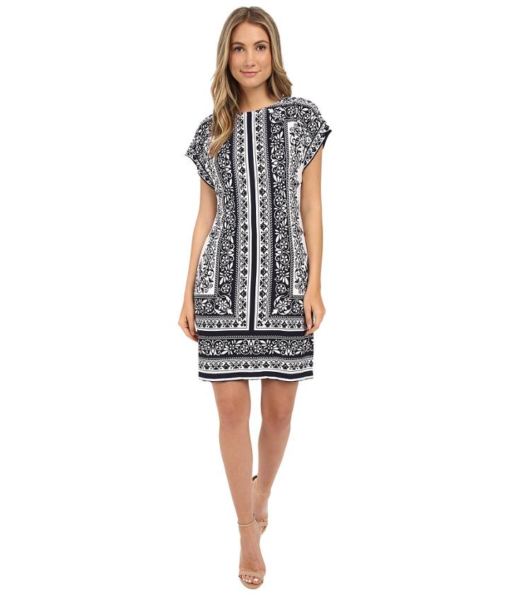 Christin Michaels - Toni Printed Shift Dress