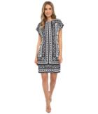 Christin Michaels - Toni Printed Shift Dress