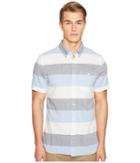 Jack Spade - Wide Stripe Oxford Short Sleeve Shirt
