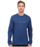 Calvin Klein - Long Sleeve Ponte Solid Zip Mix Media Shirt