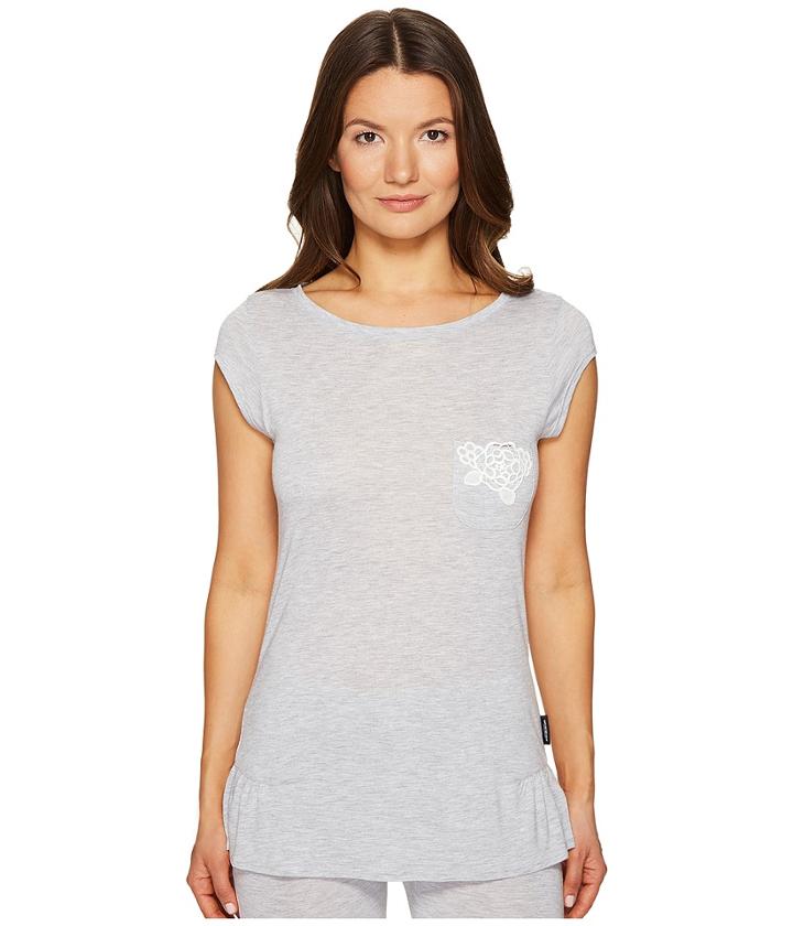 Emporio Armani - Neo Romantic Macrame Viscose Lounge Cap Sleeve Top