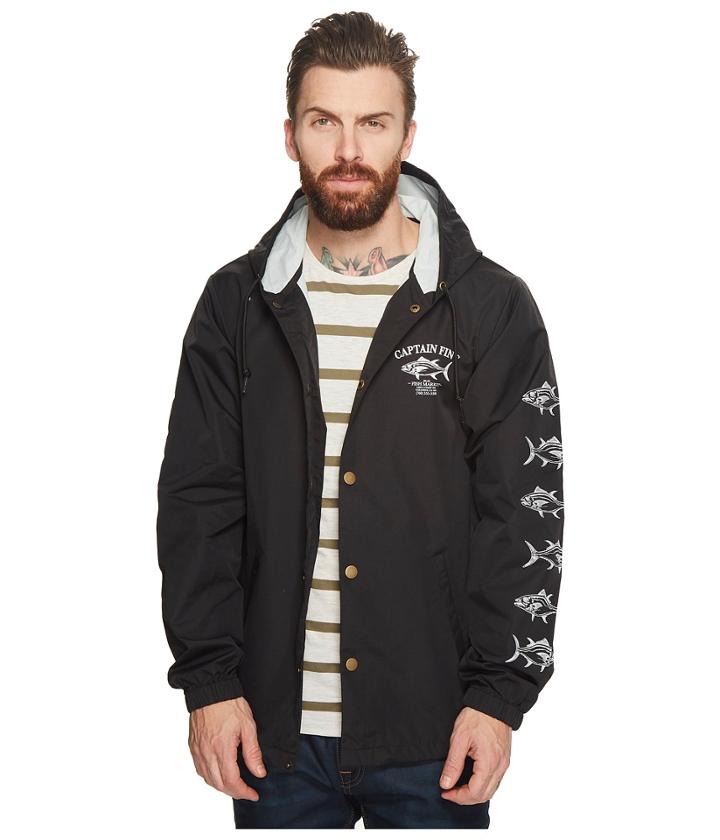 Captain Fin - Fish Market Hood Coach Jacket