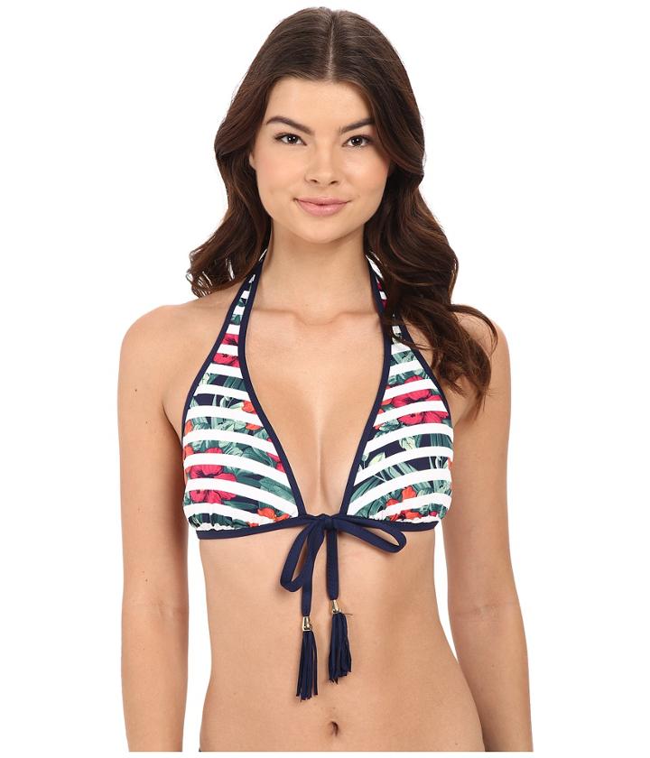 Tommy Bahama - Show Your Stripes Reversible Halter Bra