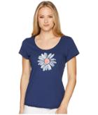 Life Is Good - Big Daisy Smooth Scoop Tee