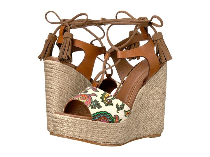 Etro - Paisley Wedge Sandal