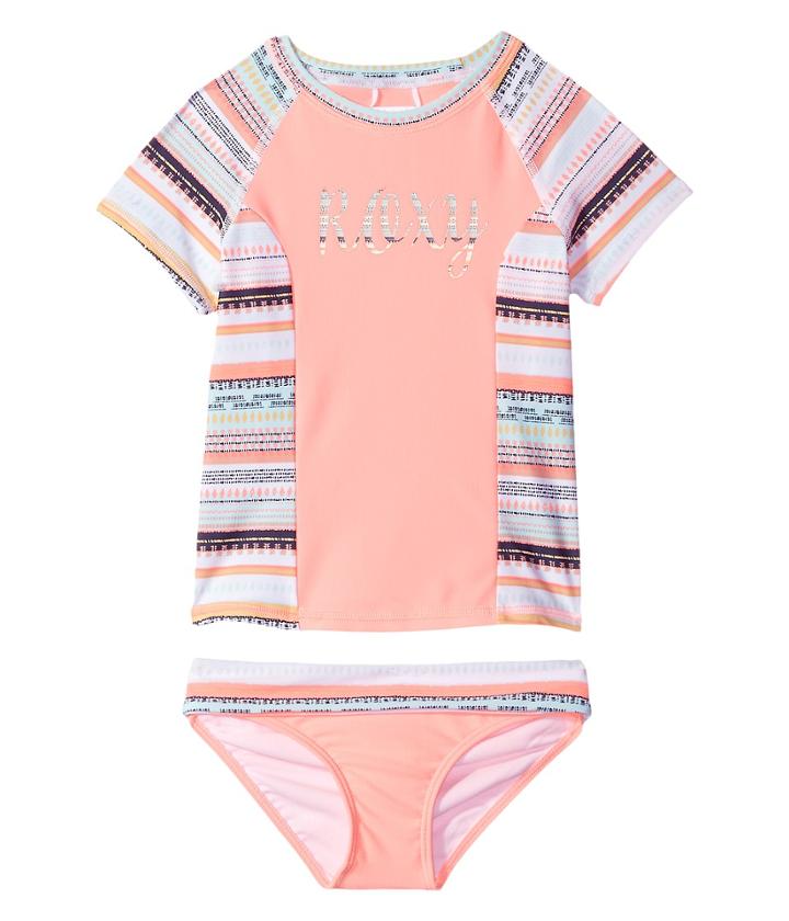 Roxy Kids - Little Indi Short Sleeve Lycra Rashguard Set
