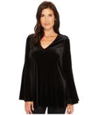 Karen Kane - Velvet Bell Sleeve V-neck Top
