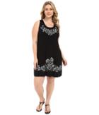 Karen Kane Plus - Plus Size Print Tank Dress