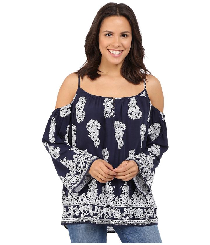 Brigitte Bailey - Oriana Off The Shoulder Printed Top