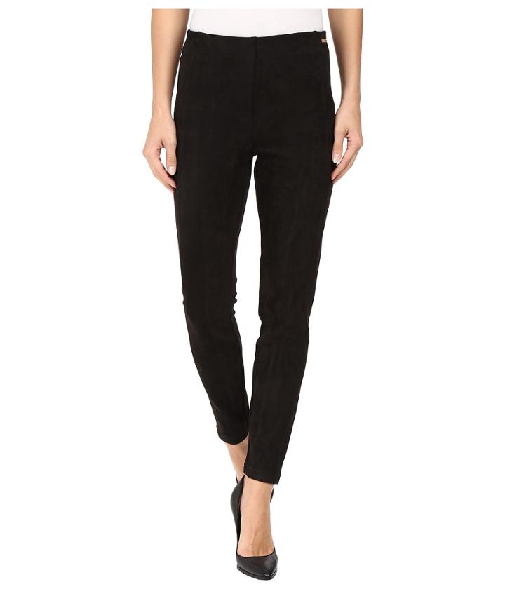 Ivanka Trump - Faux Suede Pull-on Pants