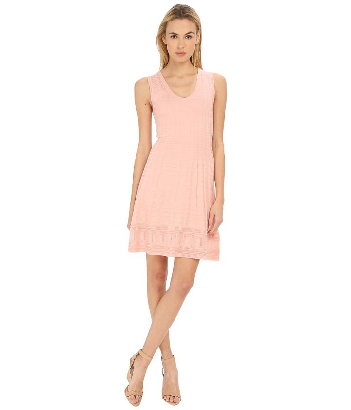 M Missoni - Solid V-neck Dress