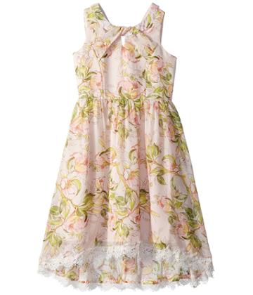 Us Angels - Floral Chiffon Dress
