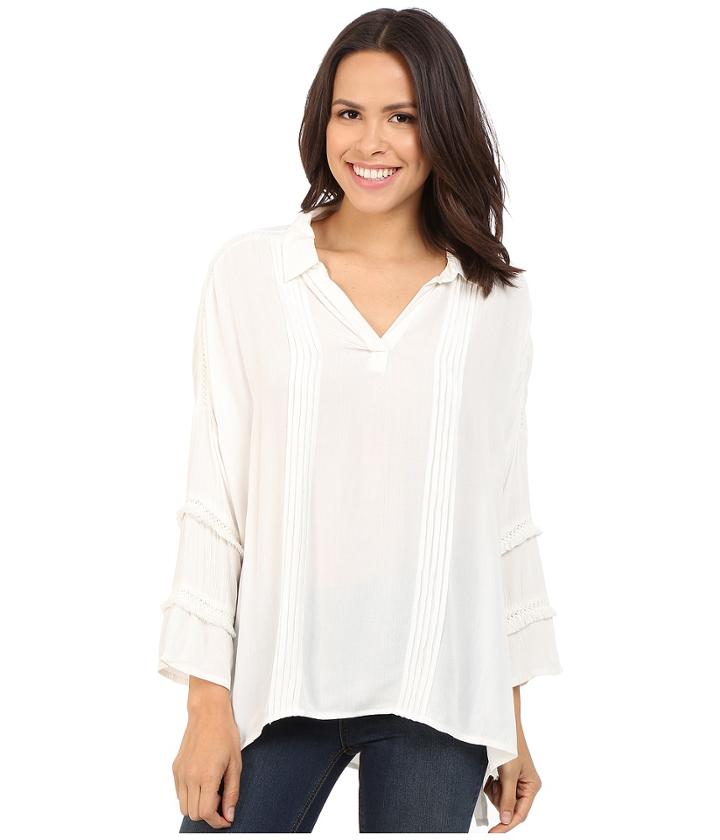Brigitte Bailey - Adalynn 3/4 Sleeve Collared Top