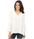 Brigitte Bailey - Adalynn 3/4 Sleeve Collared Top
