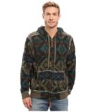 True Grit - Vintage Mesa Cashmere Like Terry Zip Hood Jacket W/ Sherpa Lining