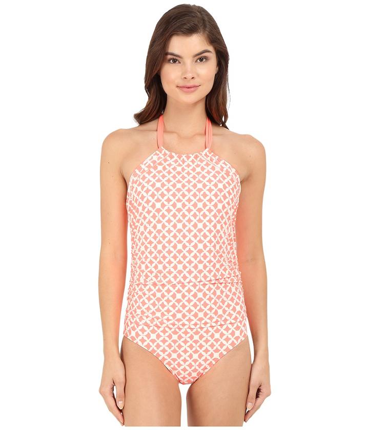 Athena - Coastal Geo Removable Soft Cup One-piece