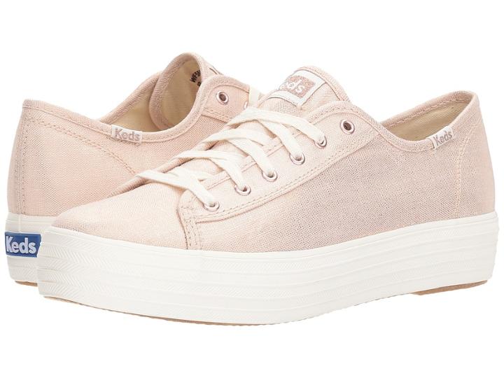 Keds - Triple Kick Metallic Linen