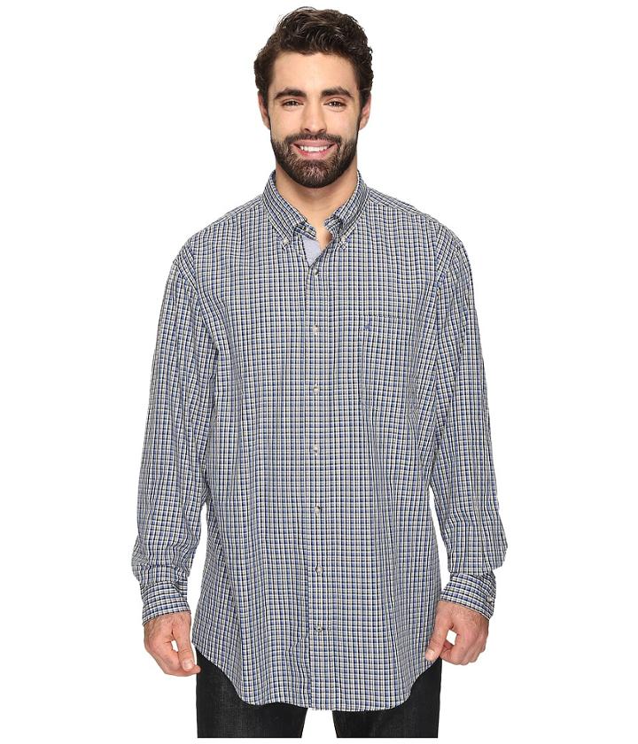 Nautica Big &amp; Tall - Big Tall Long Sleeve Plaid Woven