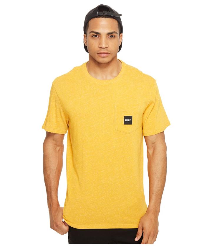 Huf - Heather Box Logo Pocket Tee