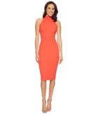 Hale Bob - Strut Your Stuff Stretch Crepe Mock Turtleneck Dress